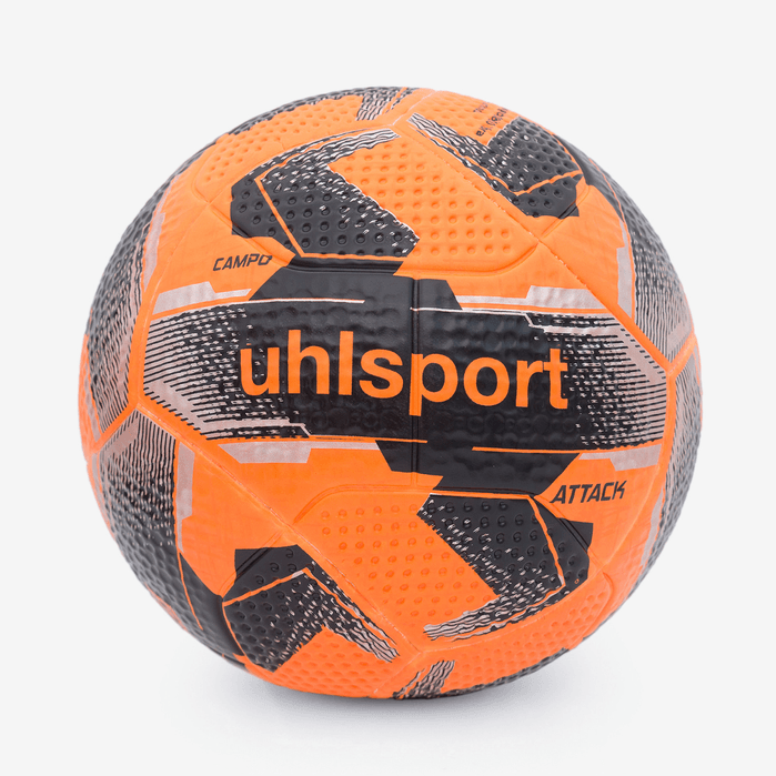 Bola de Futebol Campo Uhlsport Attack - Laranja e Preto