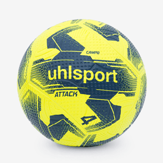 Bola de Futebol Campo Uhlsport Attack Infantil - Amarelo e Marinho