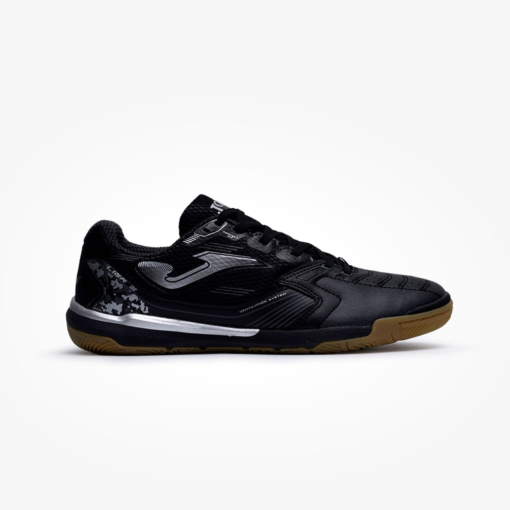 Chuteira de Futsal Joma Liga 5 Masculina Preto