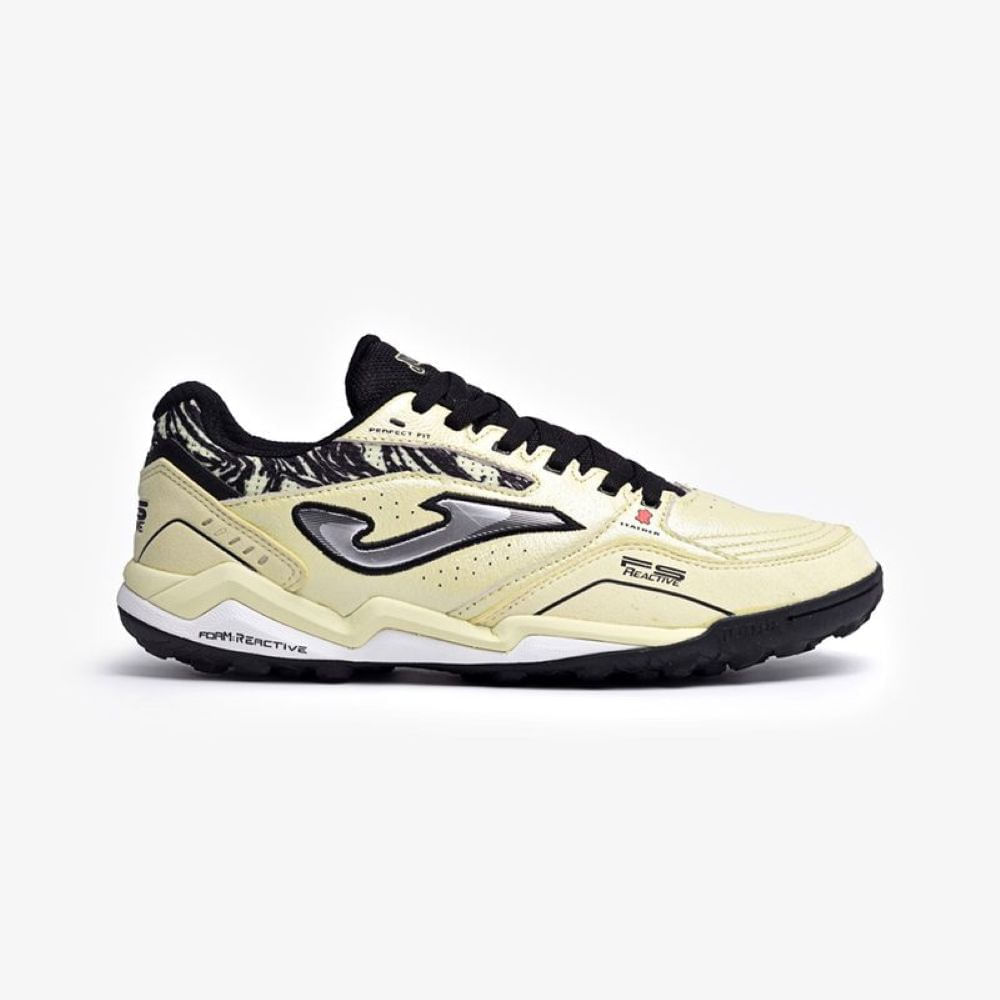 Chuteira de Society Joma Fs Reactive Amarelo Preto