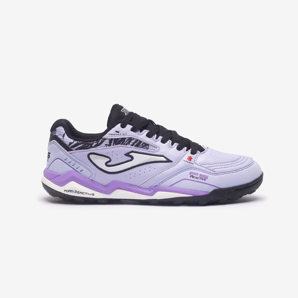 Chuteira de Society Joma Fs Reactive Masculino Roxo e Preto